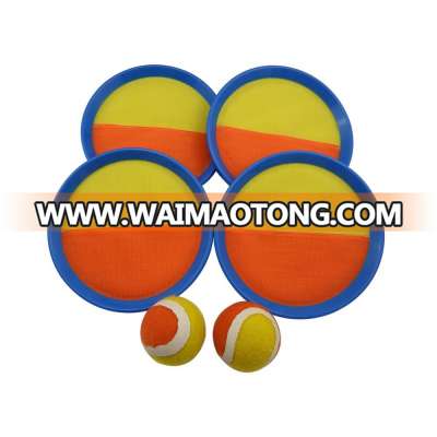 Beach catch racket/Plastic catch racket ball set for promotion gift